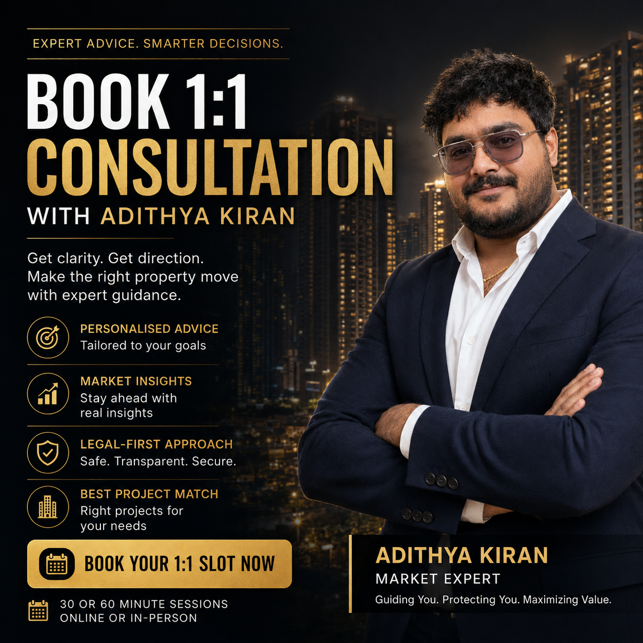 Adithya Kiran — North Bangalore Real Estate Market Expert